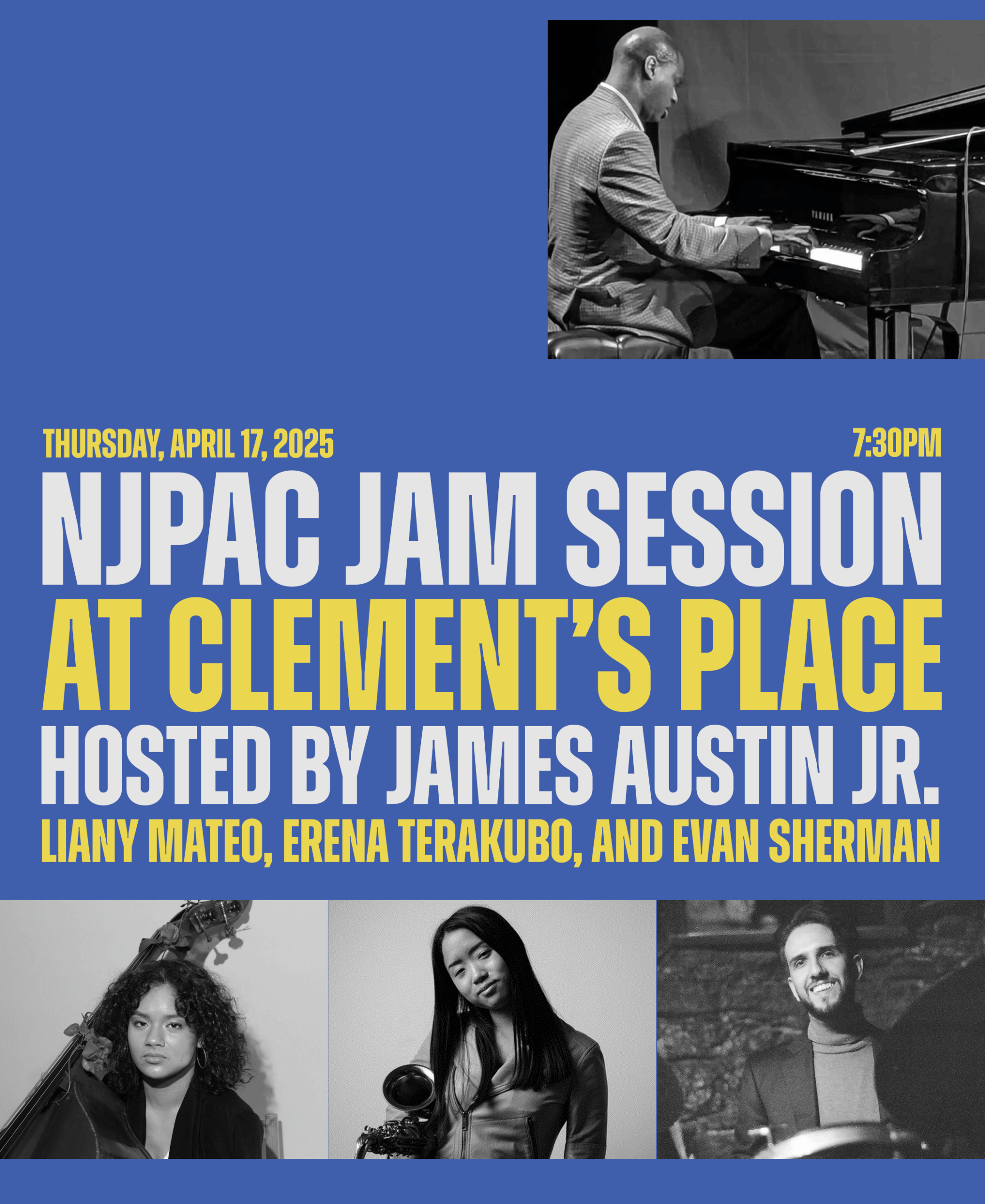 NJPAC Jam Session James Austin Jr April 17